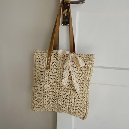 Summer Beach Straw Woven Large-capacity Crossbody Bag