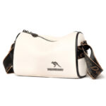 Women's Cowhide Round Shoulder Messenger Bag