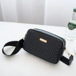 Women’s Fashion Casual Wave Pattern Shoulder Bag