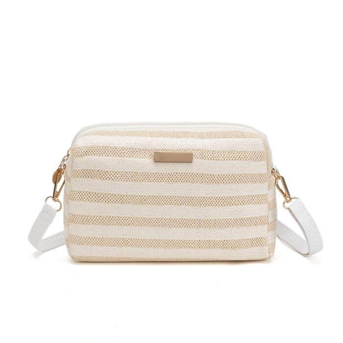 Braided Single Shoulder Cross-body Beach Bag