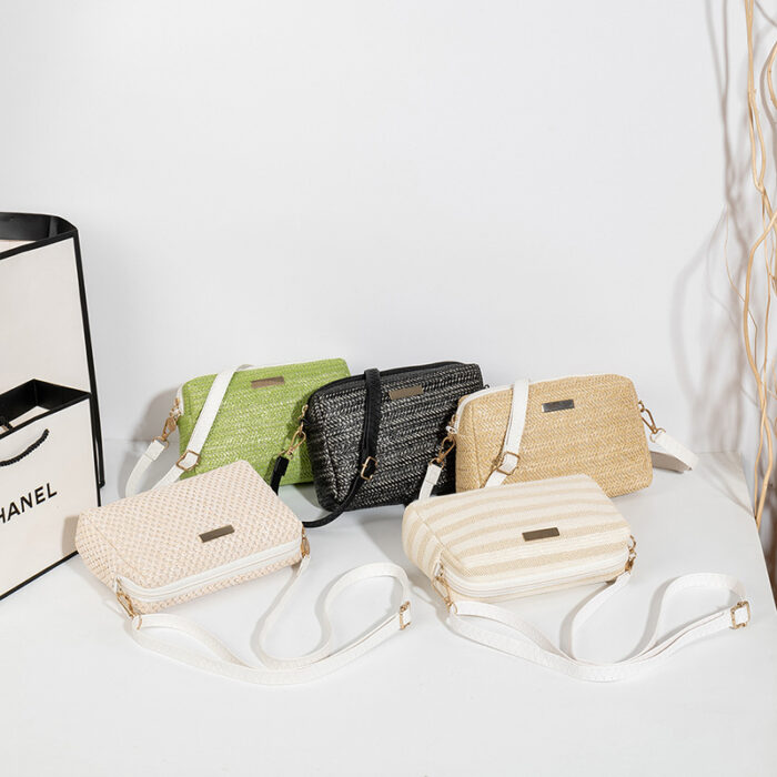Braided Single Shoulder Cross-body Beach Bag