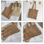 Summer Beach Straw Woven Large-capacity Crossbody Bag