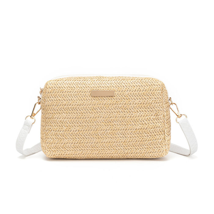 Braided Single Shoulder Cross-body Beach Bag