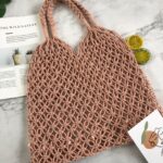 Mesh Hollow Unlined Straw Bag