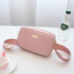 Women’s Fashion Casual Wave Pattern Shoulder Bag