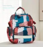 Fashion Waterproof Printed Nylon Multi-functional Large Capacity Backpack Portable Mummy Bag